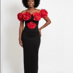 Bandage-style maxi dress (21038)