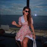 House of CB Gemma Floral Print Ruffle Mini Dress (19420)