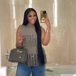 Fringed Sleeveless Knit Vest Top (21004)