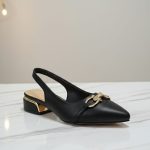 Pointed-toe slingback heels (9235)