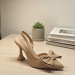Velvet slingback high heels  (9200)