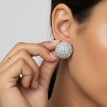 Round stud earring22