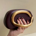Colored oval clutch bag (XB74)