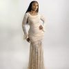 Leina Maxi Mesh Dress (343)