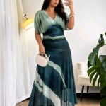 Tie-dye maxi dress (21864)