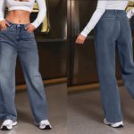 wide-leg denim jeans (4774)