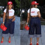 Denim bermuda shorts (4693)