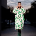 Knitwear-style tunic dress(D918)