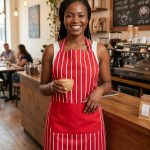 Striped Bib Apron