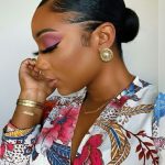 Oversized button stud or clip-on earrings