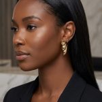 Wing-shaped earrings