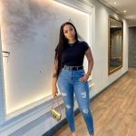 High-waisted ripped skinny jeans (5109)