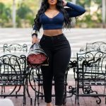 High-Rise Black Skinny Jeans(3070)