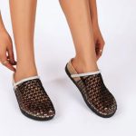 Mesh slide sandals(W9221)