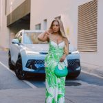 Sloane Printed Satin Maxi Dress (1671)