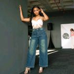 Wide-leg denim jeans(7002)