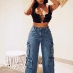 Bbaggy silhouette denim(5357)