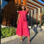 Tiered maxi dress (1197)