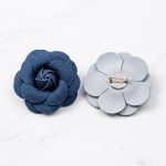 Camellia-style flower brooch