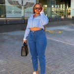 High-rise mom jeans (6295)