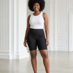 Black cycling shorts(798)