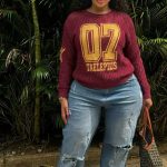 Crochet-knit jersey (YB3800)