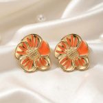 Vivid Enamel Petals earring