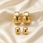 Chunky statement earrings