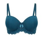 Plum-colored lace t-shirt bra (6221B)