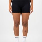 Samless black booty shorts (959)