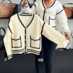Knit cardigan jacket (5448)