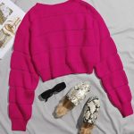 Cropped knit sweater (MY4)