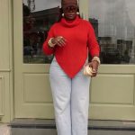 Asymmetrical knit poncho sweater (61153)