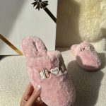 Faux-fur mule slippers (288)