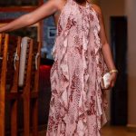 Bohemian-style printed maxi dress (1720)