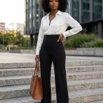 Ultra-high-waisted wide-leg trousers (3185)