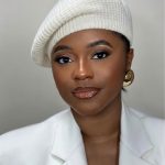 Knit beret hat (B1)