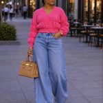 Cropped bubble-knit cardigan (MY8)