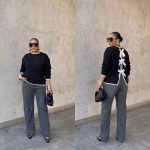 Long-sleeve crewneck sweater (5611)