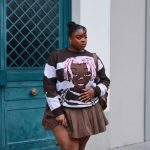 long-sleeve crewneck graphic jacquard knit sweater (5579)