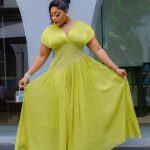 Asymmetrical Pleated Rhinestone Corset Maxi Dress (21591)