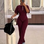 Ribbed-knit co-ord set (5323)