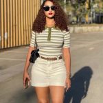 Striped Ribbed Knit Shirt (61193)