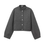 Cropped wool-blend box jacket (543)