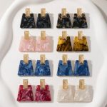 Marbled earrings