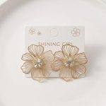 Wire filigree earrings