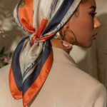 Satin square scarf (SCARF 11)