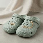 Geometric platform clogs(ZH078)