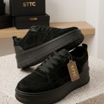 Mixed-Material Platform Low-Tops (24004)
