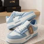 Mixed-Material Low-Tops (7202)